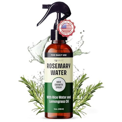 IQNATURAL Rosemary Water Spray for Hair Growth - Root Enhancer, Strengthen & Thicken Hair - Made in USA - 4 oz Avelisse