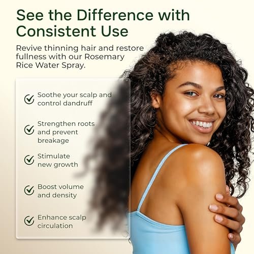 IQNATURAL Rosemary Water Spray for Hair Growth - Root Enhancer, Strengthen & Thicken Hair - Made in USA - 4 oz Avelisse