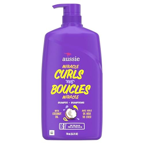 Aussie Miracle Curls Shampoo for Curly Hair with Coconut Oil, Paraben Free, 26.2 oz (778 ml) - görsel 12