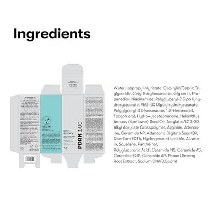 VT COSMETICS PDRN 100 Essence - Intensive Glow Serum with 100,000ppm Vegan PDRN for Skin Restoration, Plumping, Hydrating & Firming - Korean Skincare 1.01 fl oz Avelisse