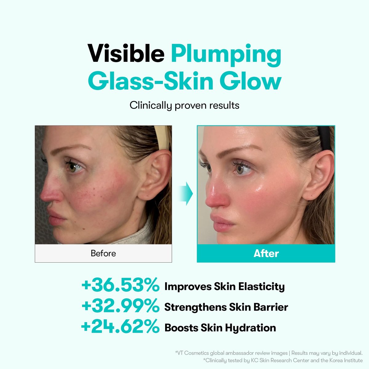 VT COSMETICS PDRN 100 Essence - Intensive Glow Serum with 100,000ppm Vegan PDRN for Skin Restoration, Plumping, Hydrating & Firming - Korean Skincare 1.01 fl oz Avelisse