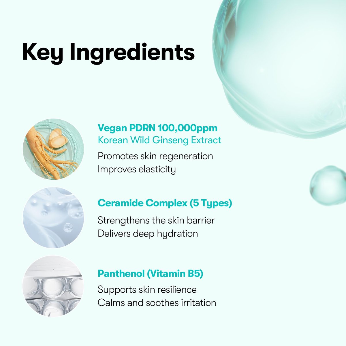 VT COSMETICS PDRN 100 Essence - Intensive Glow Serum with 100,000ppm Vegan PDRN for Skin Restoration, Plumping, Hydrating & Firming - Korean Skincare 1.01 fl oz Avelisse