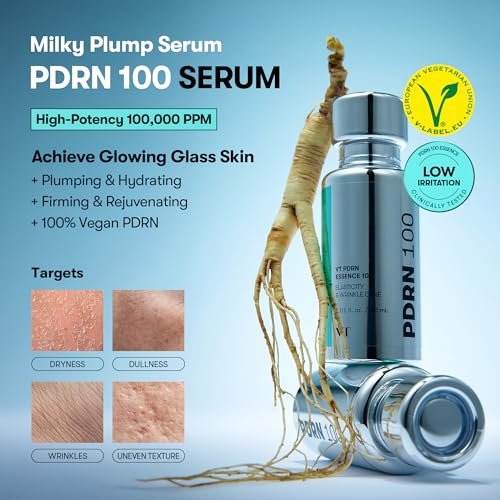 VT COSMETICS PDRN 100 Essence - Intensive Glow Serum with 100,000ppm Vegan PDRN for Skin Restoration, Plumping, Hydrating & Firming - Korean Skincare 1.01 fl oz Avelisse