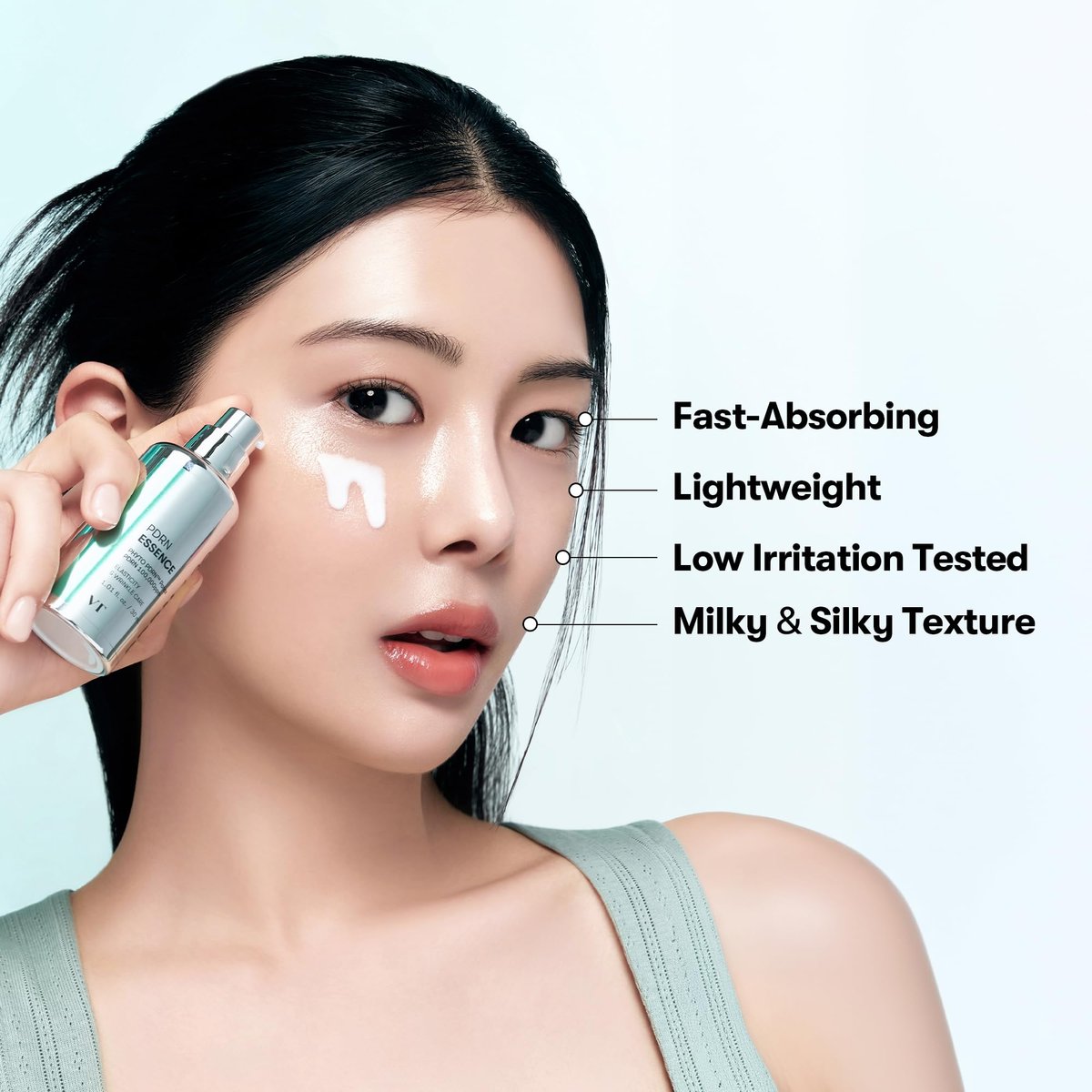 VT COSMETICS PDRN 100 Essence - Intensive Glow Serum with 100,000ppm Vegan PDRN for Skin Restoration, Plumping, Hydrating & Firming - Korean Skincare 1.01 fl oz Avelisse
