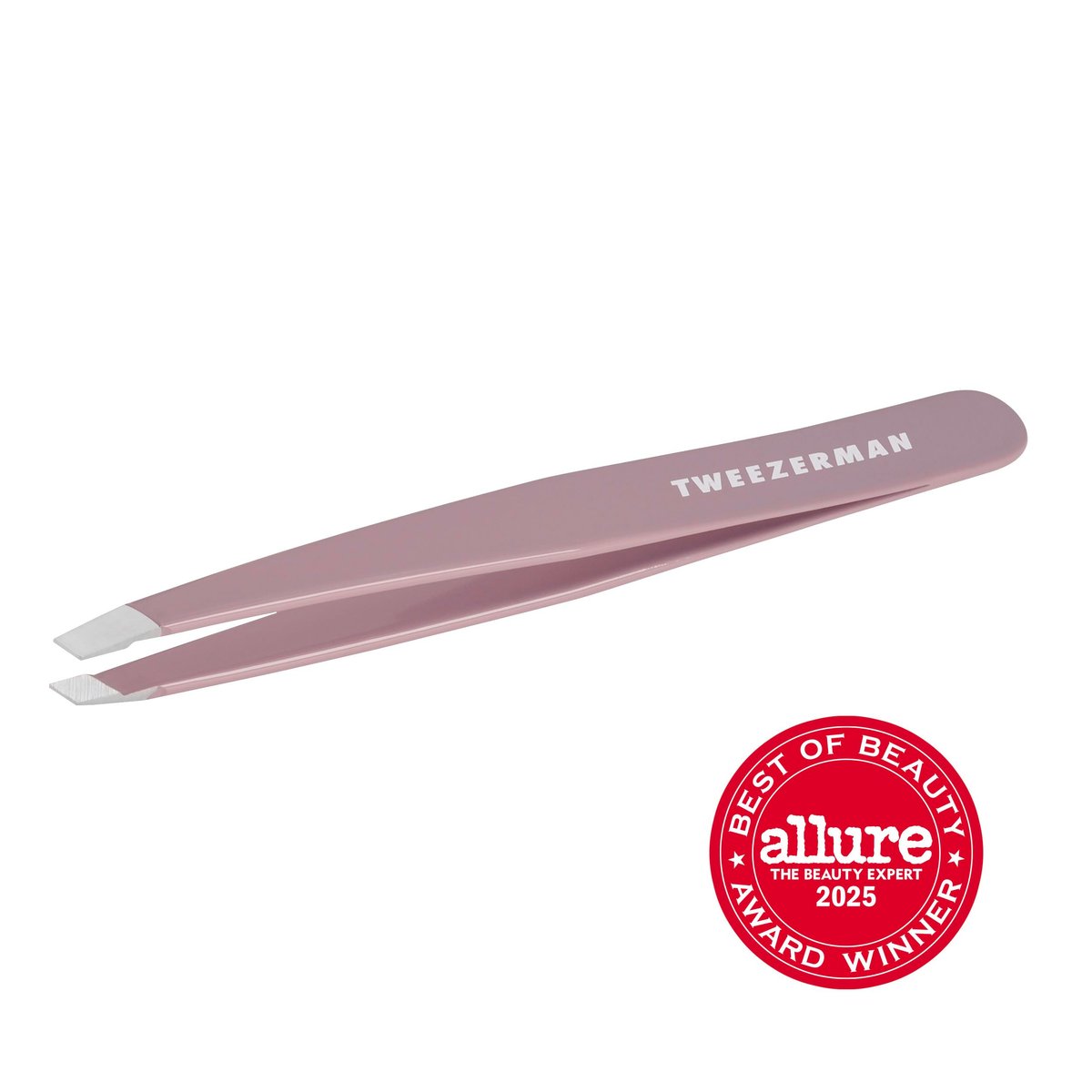 Tweezerman Purple Wisteria Slant Tweezer – Precision Stainless Steel Eyebrow Tweezers Avelisse