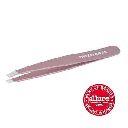 Tweezerman Purple Wisteria Slant Tweezer – Precision Stainless Steel Eyebrow Tweezers Avelisse