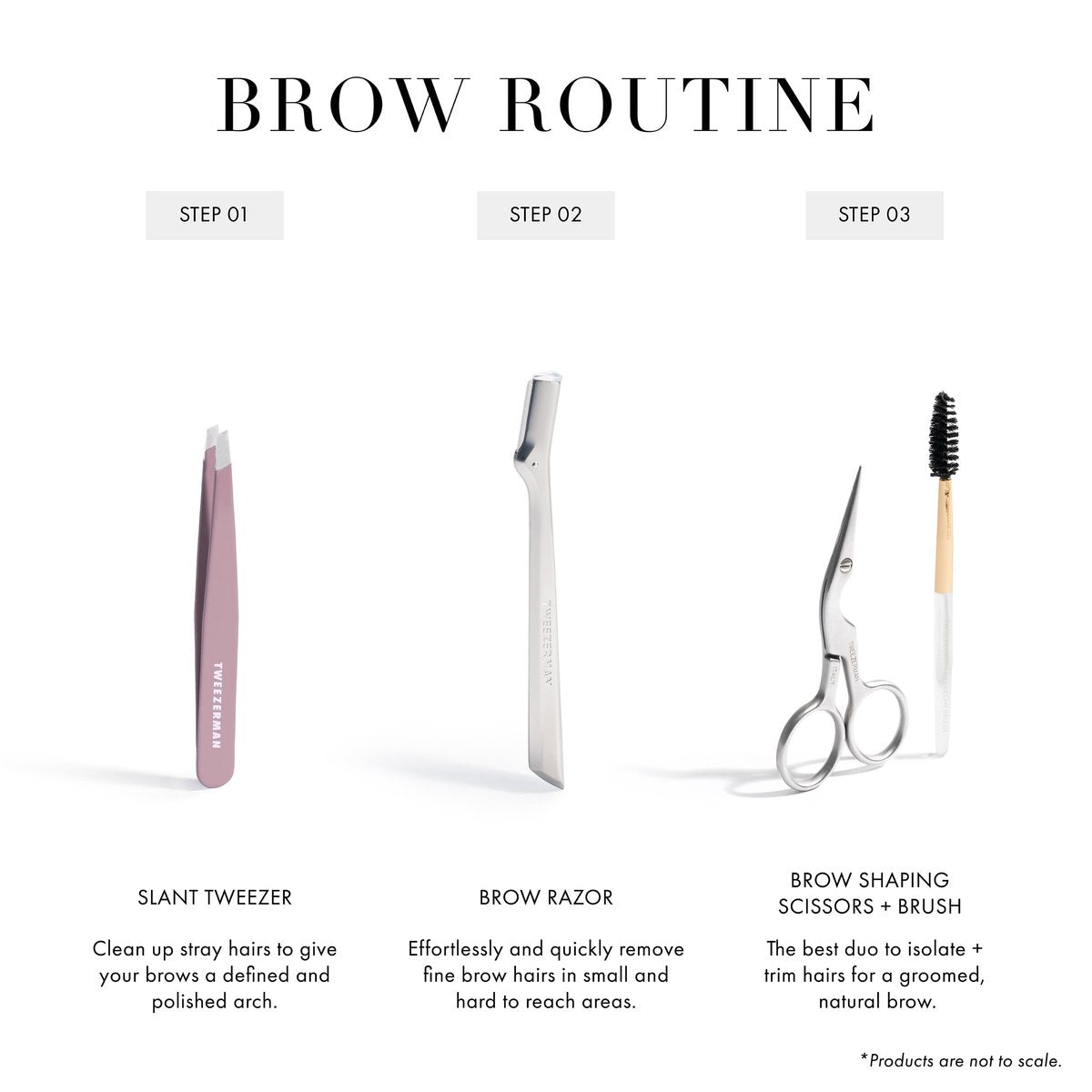 Tweezerman Purple Wisteria Slant Tweezer – Precision Stainless Steel Eyebrow Tweezers Avelisse