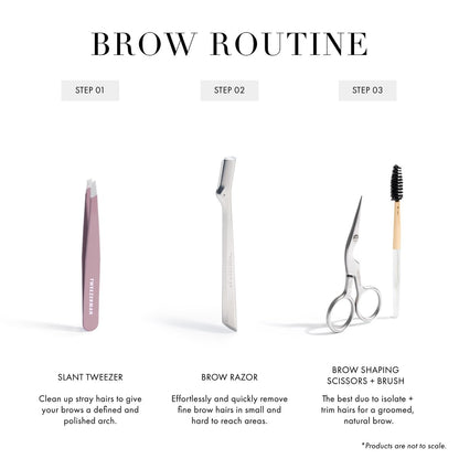 Tweezerman Purple Wisteria Slant Tweezer – Precision Stainless Steel Eyebrow Tweezers Avelisse