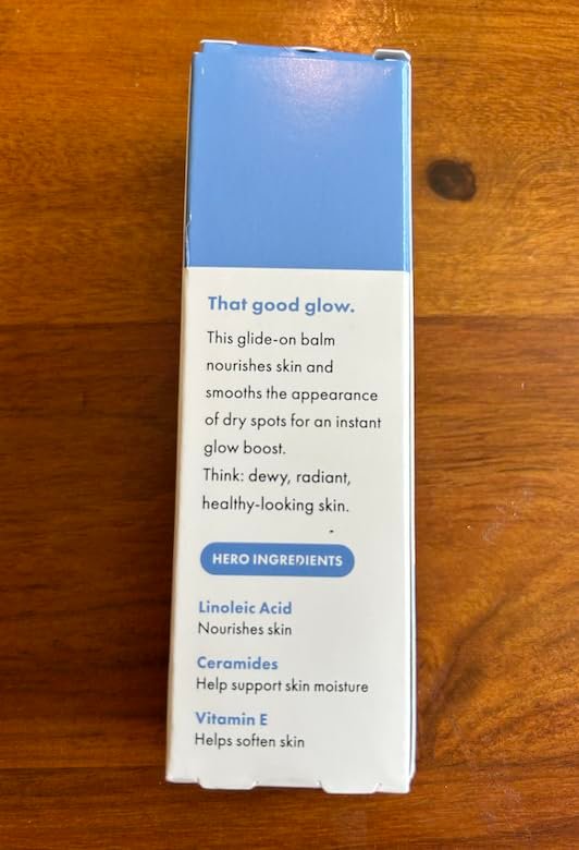 Hero Cosmetics Glow Balm Radiant Skin Stick – Instantly Dewy, Non-Comedogenic Face Moisturizer for Acne-Prone Skin (0.4 oz) Avelisse