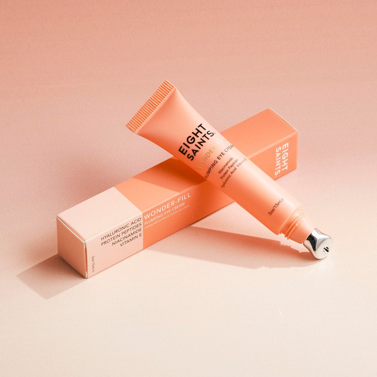 Eight Saints Wonder-fill Plumping Eye Cream - Anti Aging Eye Cream with Niacinamide, Peptides & Hyaluronic Acid for Wrinkles, Fine Lines, Dark Circles & Under Eye Bags, 0.5 oz Avelisse