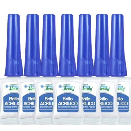 Extra Fast Drying Acrylic Glitter Set - 7 Pack | Brillo Acrílico Secado Extra Rápido Slendy - görsel 6