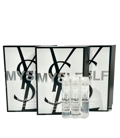 Yves Saint Laurent MYSLF Sample Spray Perfume Trial Size – 3 x 1.2 ml / 0.04 fl oz Vials (Partially Filled)