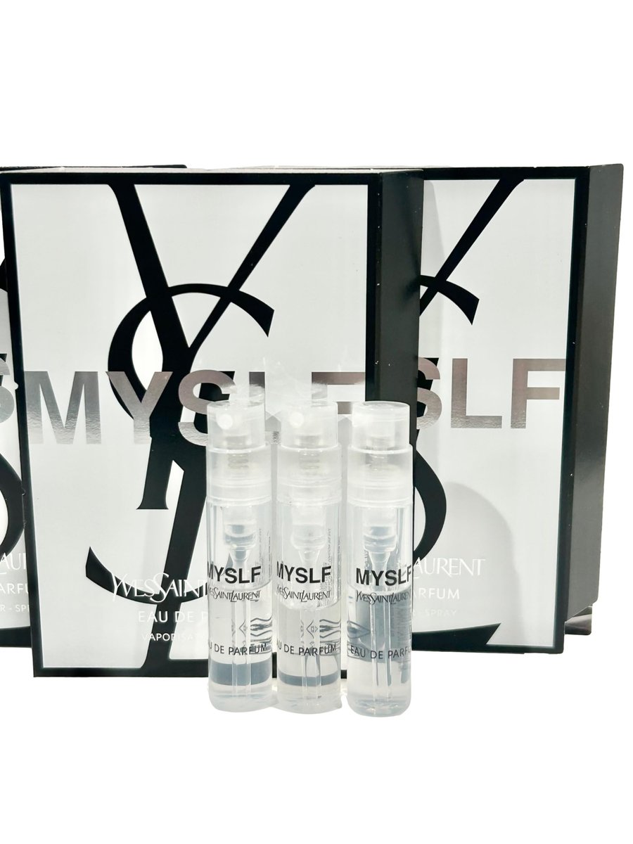 Yves Saint Laurent MYSLF Sample Spray Perfume Trial Size – 3 x 1.2 ml / 0.04 fl oz Vials (Partially Filled) - görsel 5