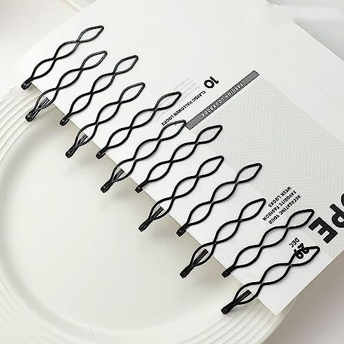 Galepromot 12 Pcs Mini Bobby Pins - Vintage Black Hair Clips for Women and Girls, Invisible Bangs Pins for Wedding and Everyday Use - görsel 2