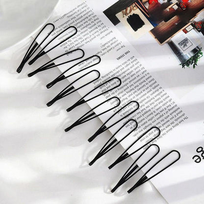 Galepromot 12 Pcs Mini Bobby Pins - Vintage Black Hair Clips for Women and Girls, Invisible Bangs Pins for Wedding and Everyday Use