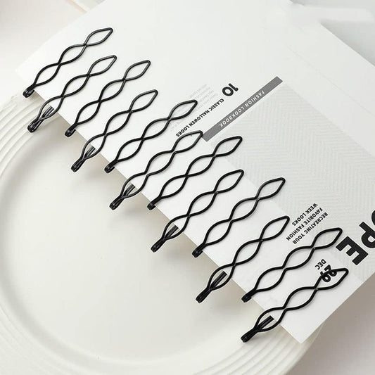 Galepromot 12 Pcs Mini Bobby Pins - Vintage Black Hair Clips for Women and Girls, Invisible Bangs Pins for Wedding and Everyday Use
