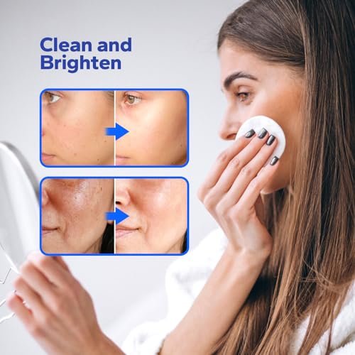 SilkyShark Glycolic Acid Resurfacing Pads – 10% Glycolic + 2% Salicylic Acid, 60-Count Exfoliating Face Pads for Radiant Skin Renewal - görsel 8