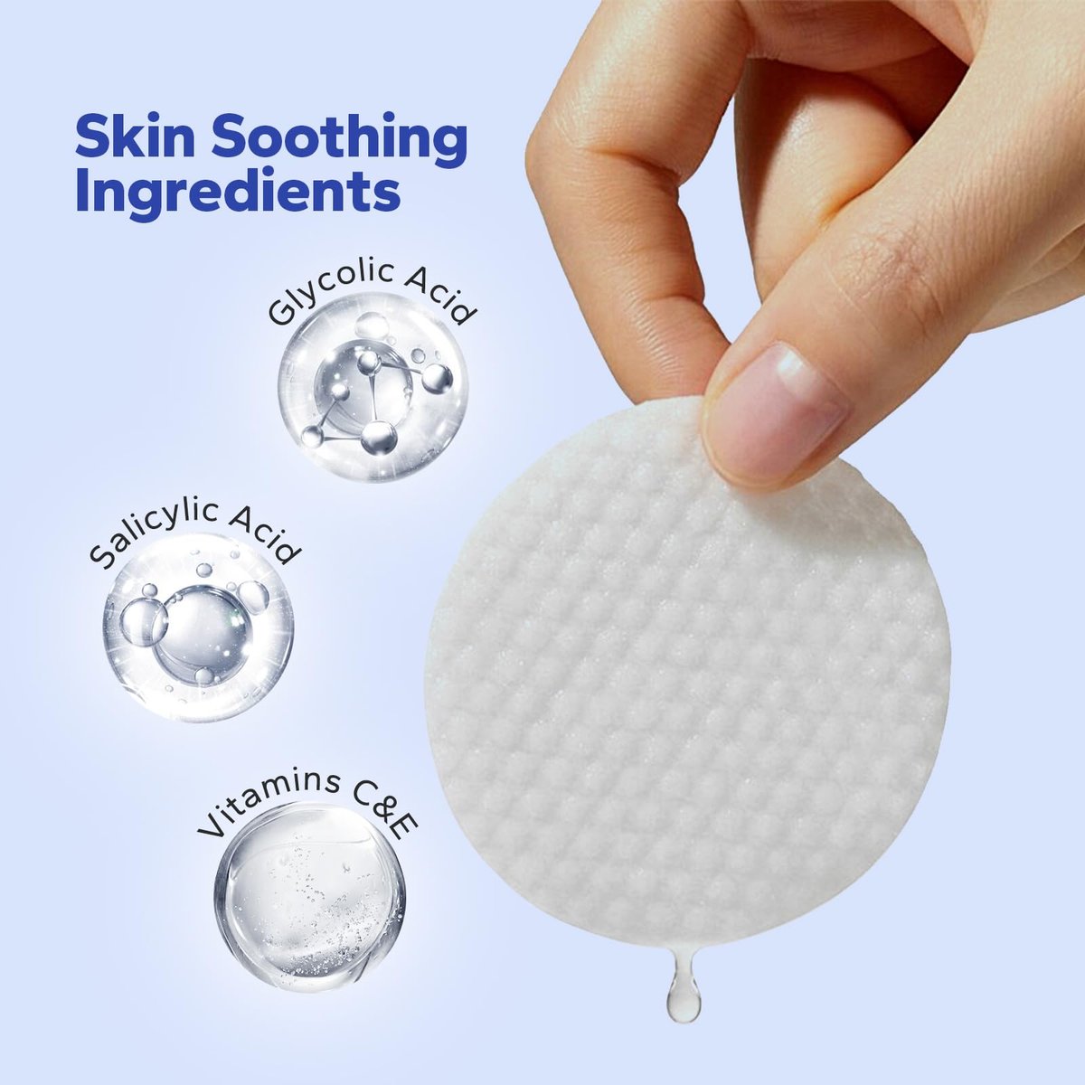 SilkyShark Glycolic Acid Resurfacing Pads – 10% Glycolic + 2% Salicylic Acid, 60-Count Exfoliating Face Pads for Radiant Skin Renewal - görsel 5