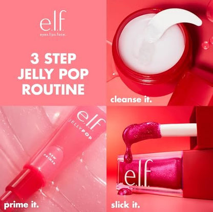 e.l.f. Jelly Pop Dew Primer - Limited Edition Translucent Face Primer for Moisturizing, Smoothing & Makeup Grip - Vegan & Cruelty-Free