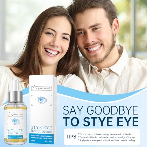 LA. PERSONAL Eye Relief Serum for Eyelid Bumps - Gentle Formula with Avocado Oil, Sea Buckthorn Oil & Caffeine - 1.01 Fl Oz Avelisse