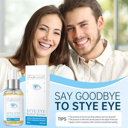 LA. PERSONAL Eye Relief Serum for Eyelid Bumps - Gentle Formula with Avocado Oil, Sea Buckthorn Oil & Caffeine - 1.01 Fl Oz Avelisse