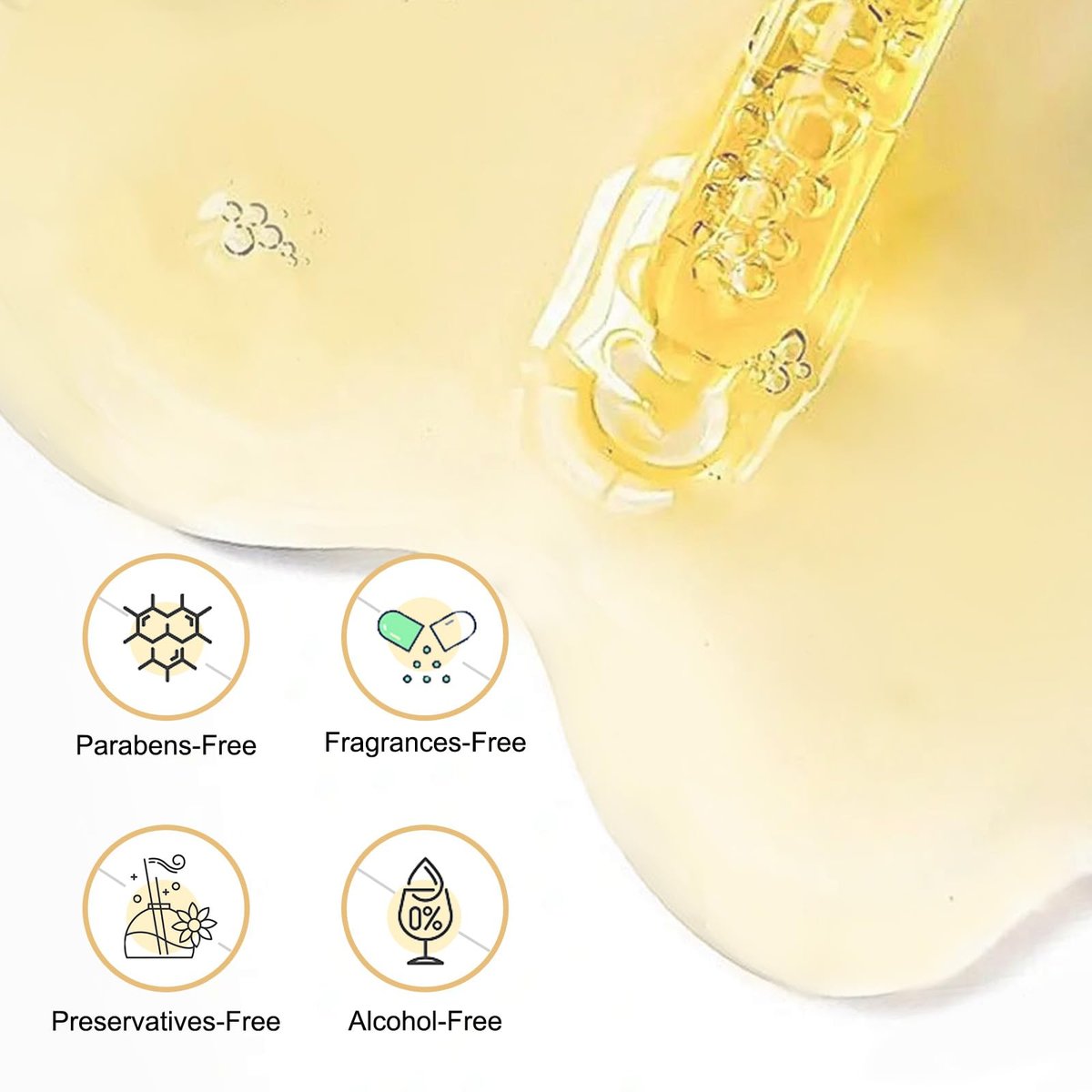 LA. PERSONAL Eye Relief Serum for Eyelid Bumps - Gentle Formula with Avocado Oil, Sea Buckthorn Oil & Caffeine - 1.01 Fl Oz Avelisse