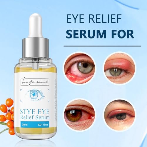 LA. PERSONAL Eye Relief Serum for Eyelid Bumps - Gentle Formula with Avocado Oil, Sea Buckthorn Oil & Caffeine - 1.01 Fl Oz Avelisse