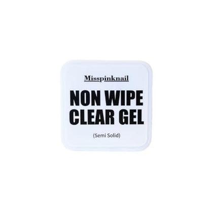 Non-Wipe Clear Gel Semi-Solid 6g – Mirror Chrome Powder Nail Art 3D Sculpture Style Embossed Gel
