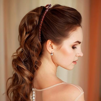 12-Piece Banana Hair Clips Set – Vintage Fishtail Clincher Combs for Thick & Thin Hair, Acrylic Jaw Clips for Women & Girls