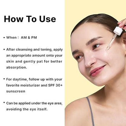DearMYDEW 5% Tranexamic Acid Serum with 5% Niacinamide & Bakuchiol - Dark Spot Corrector for Hyperpigmentation, Acne Scars, Sun Spots - Korean Skincare, 1 Fl Oz Avelisse