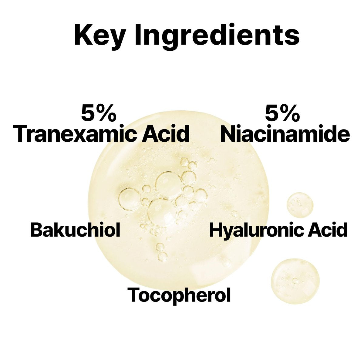 DearMYDEW 5% Tranexamic Acid Serum with 5% Niacinamide & Bakuchiol - Dark Spot Corrector for Hyperpigmentation, Acne Scars, Sun Spots - Korean Skincare, 1 Fl Oz Avelisse