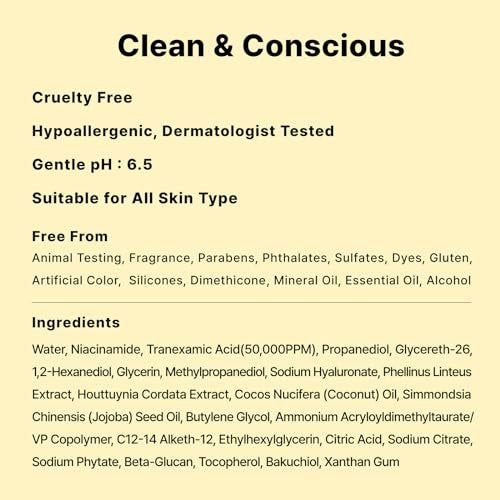 DearMYDEW 5% Tranexamic Acid Serum with 5% Niacinamide & Bakuchiol - Dark Spot Corrector for Hyperpigmentation, Acne Scars, Sun Spots - Korean Skincare, 1 Fl Oz Avelisse