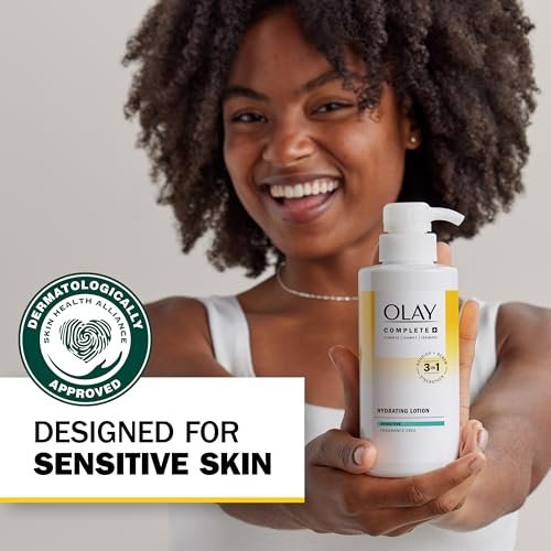 Olay Complete+ Hydrating Lotion Fragrance-Free, 10.1 FL OZ - 3-in-1 Nourishing Face Moisturizer with Vitamin B3, Vitamin E, and Ceramides for All Skin Types Avelisse