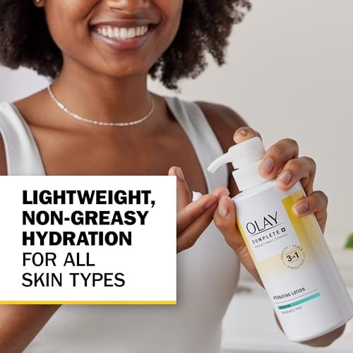 Olay Complete+ Hydrating Lotion Fragrance-Free, 10.1 FL OZ - 3-in-1 Nourishing Face Moisturizer with Vitamin B3, Vitamin E, and Ceramides for All Skin Types Avelisse