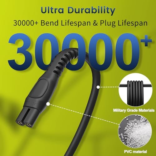 BENSN 5V Charger Cord Compatible with Philips Norelco Shaver Series 2000 3000 5000 7000 9000, 2400 3900 5400 5000X 7200 i9000 MG7910 MG5910 MG9510 MG9522 MG3919 MG7970 MG5970 BG5495 XP9402 HS9980 - görsel 12