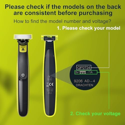 BENSN 5V Charger Cord Compatible with Philips Norelco Shaver Series 2000 3000 5000 7000 9000, 2400 3900 5400 5000X 7200 i9000 MG7910 MG5910 MG9510 MG9522 MG3919 MG7970 MG5970 BG5495 XP9402 HS9980 - görsel 8