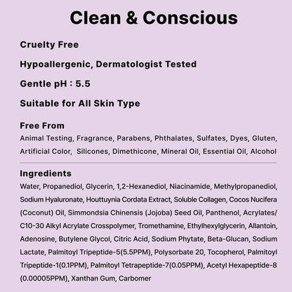 DearMYDEW Multi Peptide Complex Serum - Anti-Aging, Collagen Boost, Wrinkle Repair with Matrixyl 3000, Argireline, Niacinamide, Hyaluronic Acid, Vegan Collagen - Korean Skincare, 1 Fl Oz Avelisse