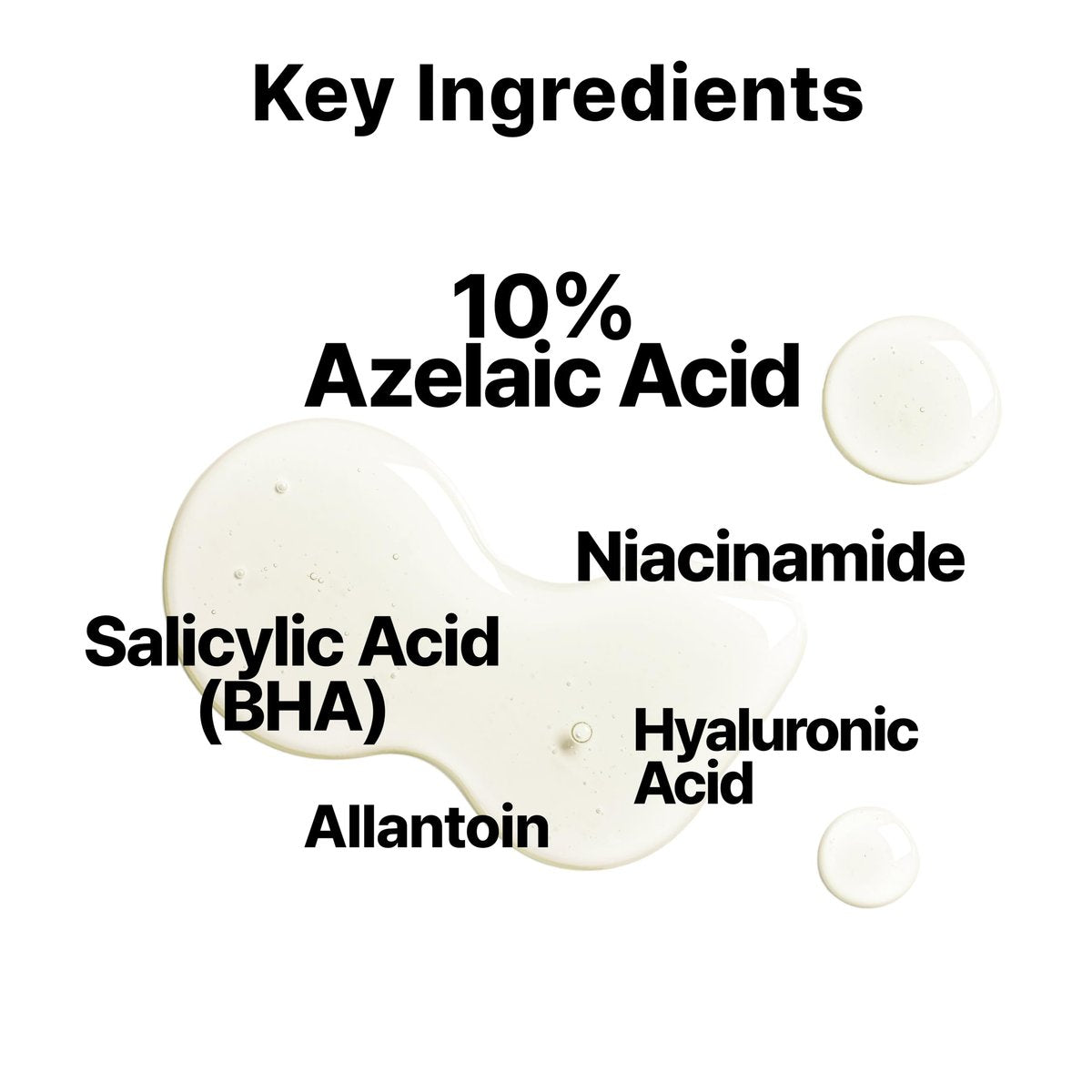 DearMYDEW 10% Azelaic Acid Serum with Niacinamide, Salicylic Acid, Allantoin – Rosacea & Redness Relief, Reduce Cystic Acne Scars & Pimples, Non-Comedogenic Korean Skincare, 1 Fl Oz Avelisse
