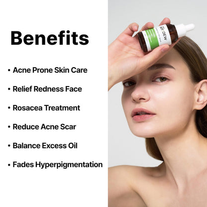 DearMYDEW 10% Azelaic Acid Serum with Niacinamide, Salicylic Acid, Allantoin – Rosacea & Redness Relief, Reduce Cystic Acne Scars & Pimples, Non-Comedogenic Korean Skincare, 1 Fl Oz Avelisse