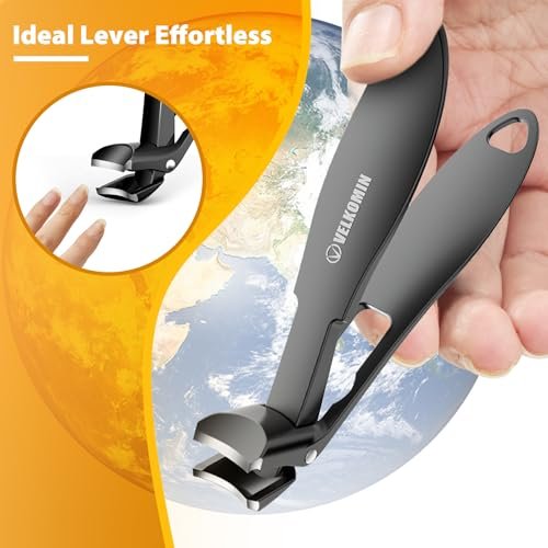 Long Handled Curved Head Toenail Clippers for Seniors – Ultra-Sharp Heavy Duty Nail Clippers with Catcher for Thick Nails, Ergonomic Design for Men & Women, 18-Month Warranty - görsel 9