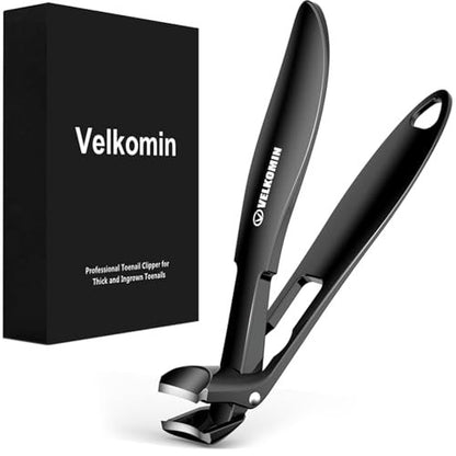 Long Handled Curved Head Toenail Clippers for Seniors – Ultra-Sharp Heavy Duty Nail Clippers with Catcher for Thick Nails, Ergonomic Design for Men & Women, 18-Month Warranty