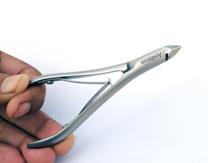 Arshman Cuticle Nippers – Ultra Sharp Stainless Steel Cuticle Clippers & Trimmer with Double Spring for Professional Manicure & Pedicure
