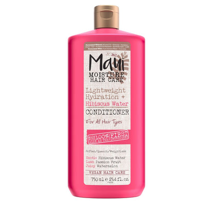 Maui Moisture Lightweight Hydration + Hibiscus Water Conditioner, Nourishing Conditioner Softens & Quenches Wavy & Curly Hair with Aloe Vera, Vegan & Silicone-Free, 25.4 fl. oz Avelisse