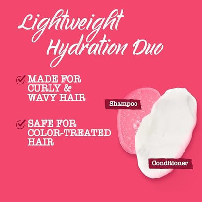 Maui Moisture Lightweight Hydration + Hibiscus Water Conditioner, Nourishing Conditioner Softens & Quenches Wavy & Curly Hair with Aloe Vera, Vegan & Silicone-Free, 25.4 fl. oz Avelisse