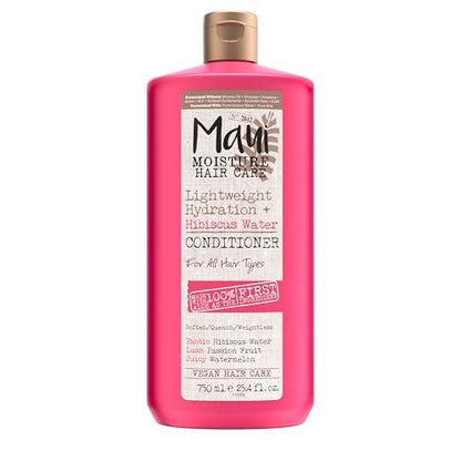 Maui Moisture Lightweight Hydration + Hibiscus Water Conditioner, Nourishing Conditioner Softens & Quenches Wavy & Curly Hair with Aloe Vera, Vegan & Silicone-Free, 25.4 fl. oz Avelisse