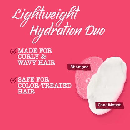 Maui Moisture Lightweight Hydration + Hibiscus Water Conditioner, Nourishing Conditioner Softens & Quenches Wavy & Curly Hair with Aloe Vera, Vegan & Silicone-Free, 25.4 fl. oz Avelisse