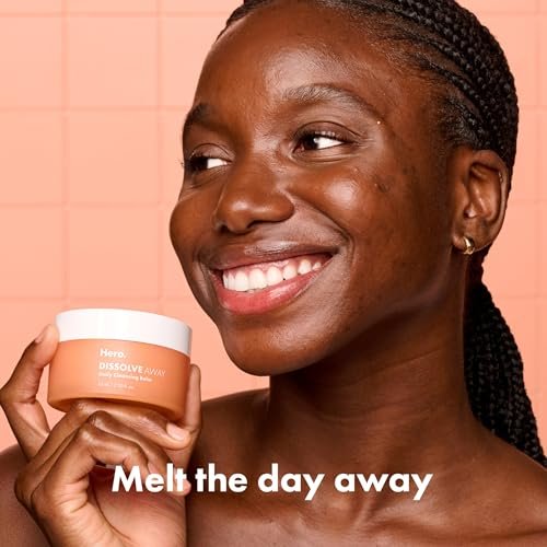 HERO COSMETICS Dissolve Away Daily Cleansing Balm – Gentle Makeup Remover for Sensitive & Acne-Prone Skin, Non-Comedogenic, 2.2 fl oz Avelisse