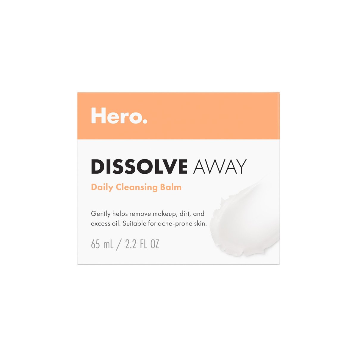 HERO COSMETICS Dissolve Away Daily Cleansing Balm – Gentle Makeup Remover for Sensitive & Acne-Prone Skin, Non-Comedogenic, 2.2 fl oz Avelisse