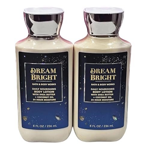 Bath & Body Works Dream Bright Body Lotion, Set of 2, 8 oz Each Avelisse
