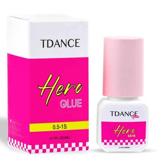 TDANCE Eyelash Extension Glue – 0.5-1 Sec Dry Time, 7 Weeks Retention, Professional Lash Adhesive (0.17 fl. oz / 5ml) - görsel 2